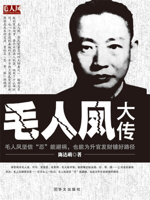 cover image of 毛人凤大传